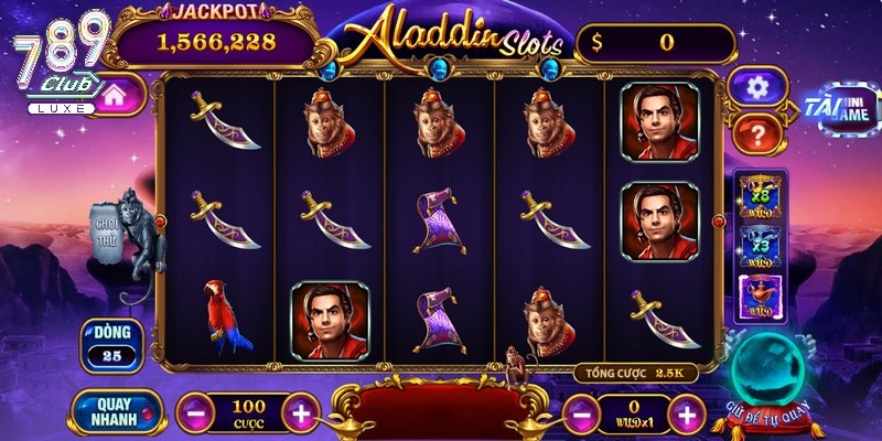 Lưu ý cần nhớ khi chơi Aladdin Slots 789Club