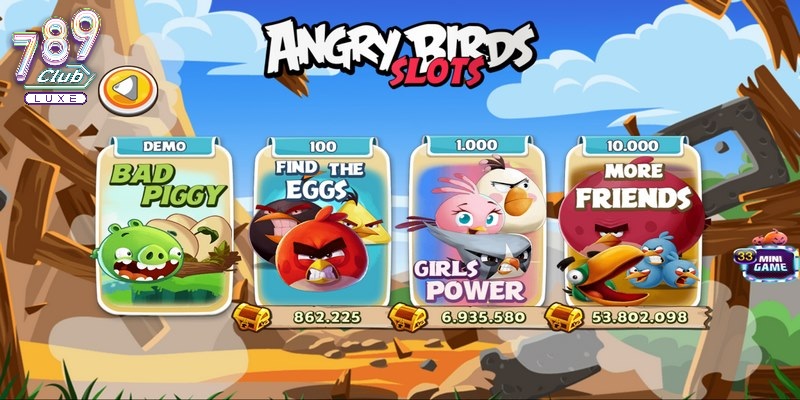 Sức mạnh của tính năng Spin tại Angry Birds Slot 789Club