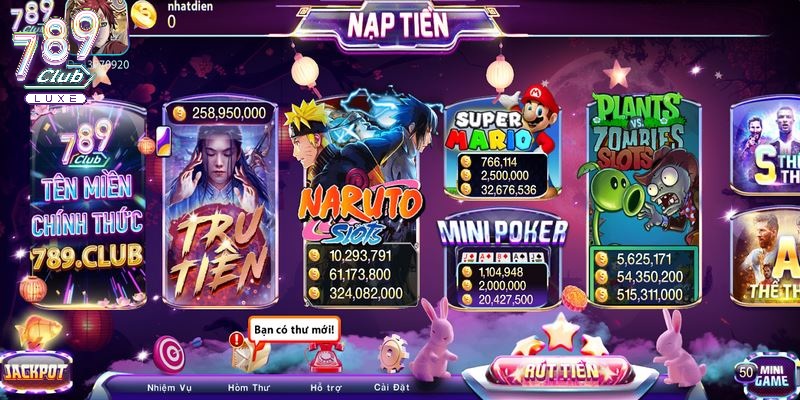 Đôi nét về game Naruto slots 789Club