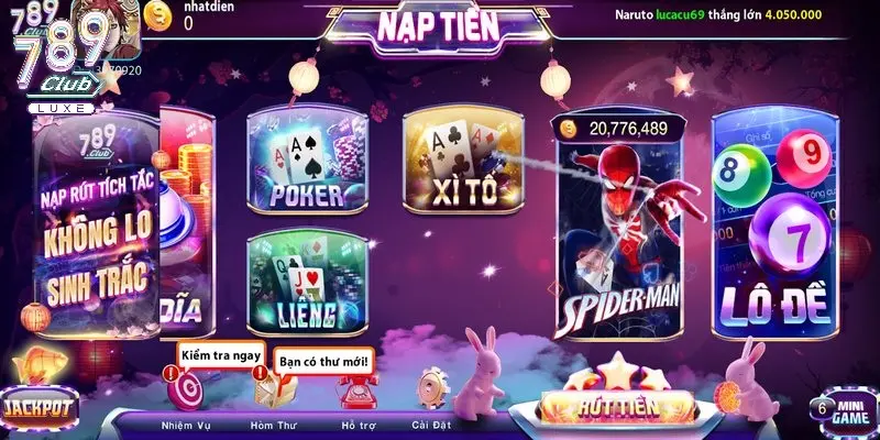 Thông tin về game bài xì tố 789Club